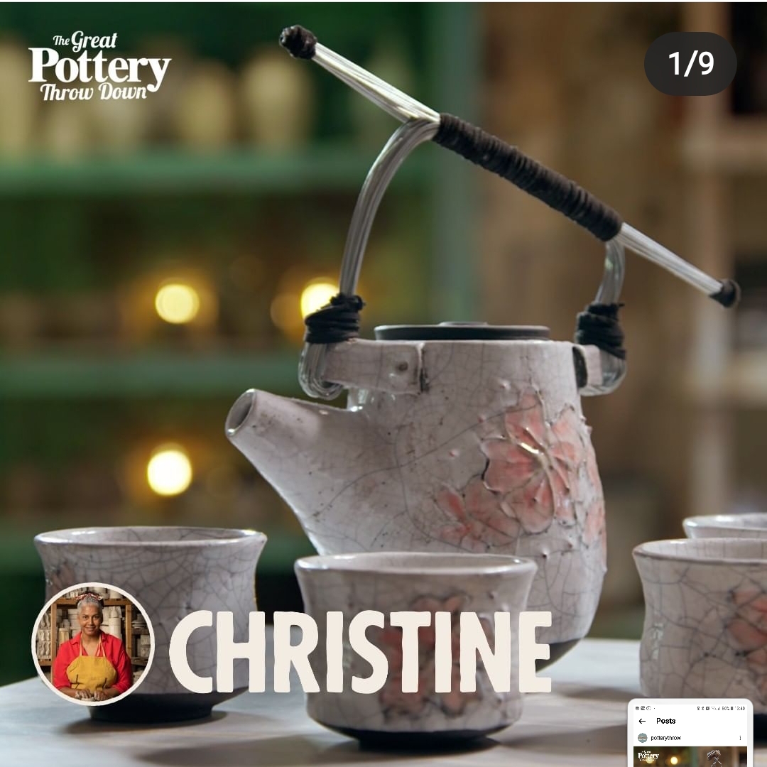 The great pottery throwdown - Christine teapot